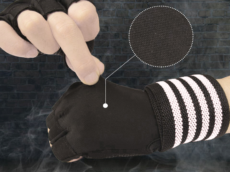 Guantes Gym Con Muñequera