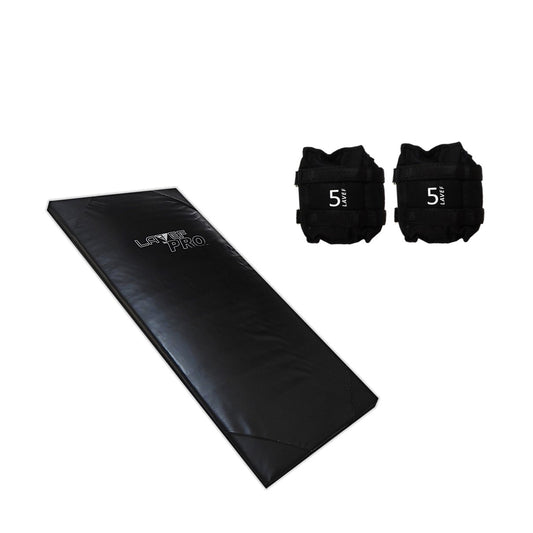Colchoneta Para Deporte + Pesas Tobilleras 5 Kilos