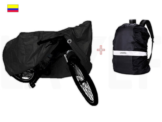 Pijama Bicicleta Argollas Antirrobo+forro Protector Maletín