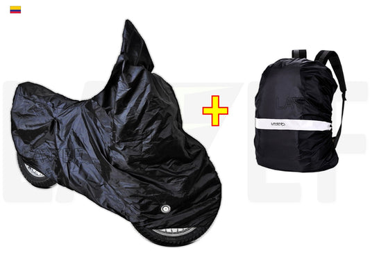 Pijama Moto Semi-impermeable + Forro Para Maletín Reflectivo