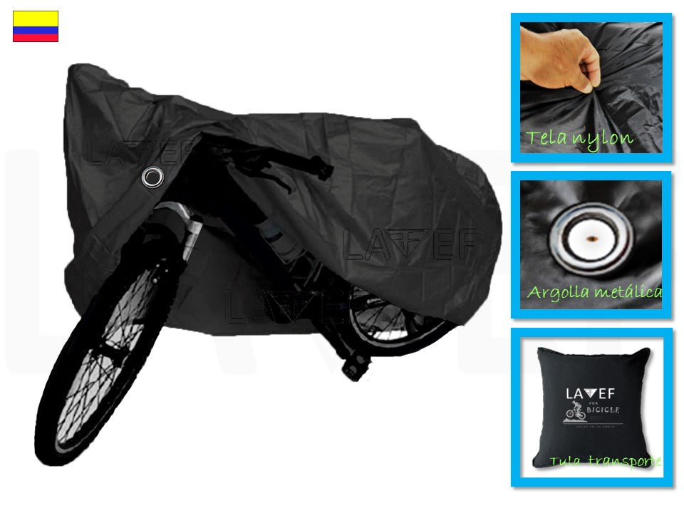 Pijama Bicicleta Argollas Antirrobo+forro Protector Maletín
