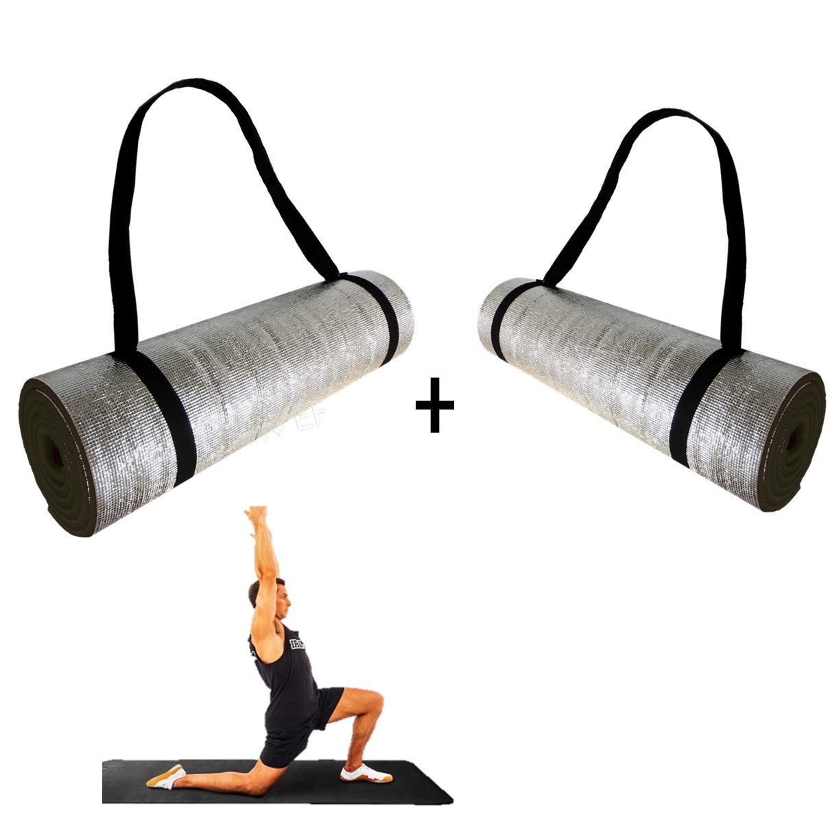 Colchoneta Para Hacer Ejercicio Gruesa X2 Unidades