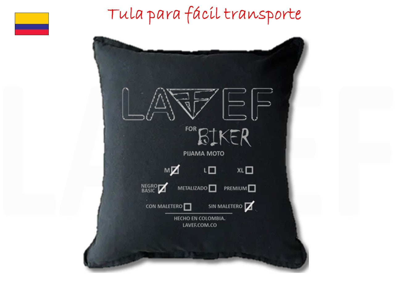 Pijama Para Moto básica Negra