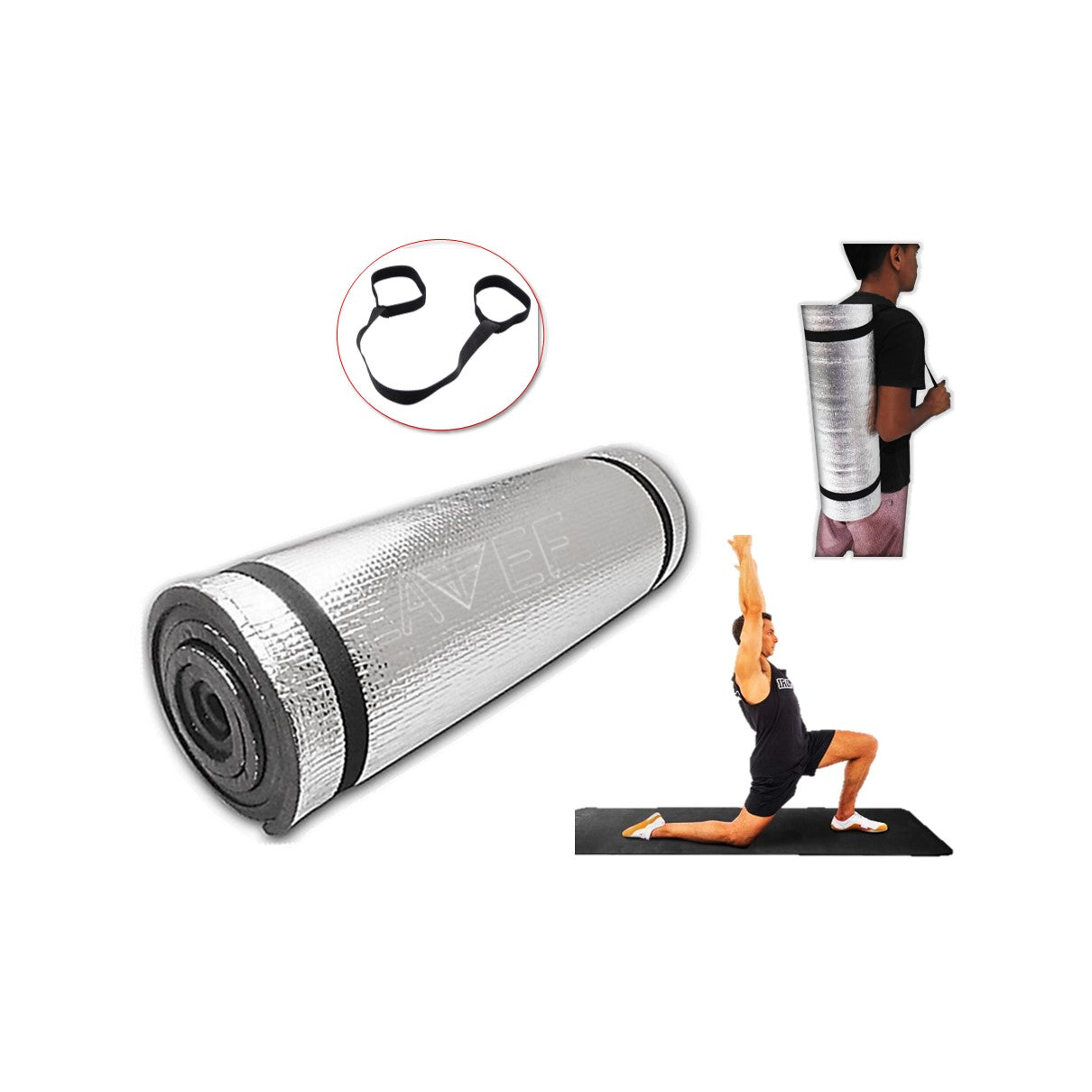 Colchoneta Para Hacer Ejercicio Gruesa X2 Unidades
