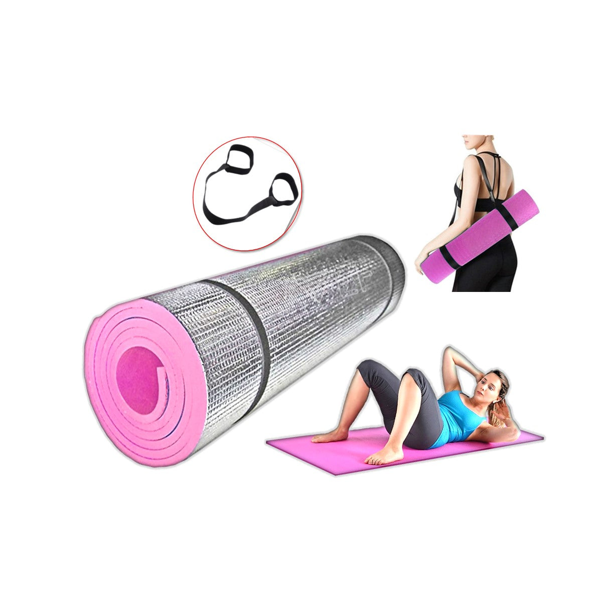 Colchoneta Para Hacer Ejercicio Gruesa X2 Unidades
