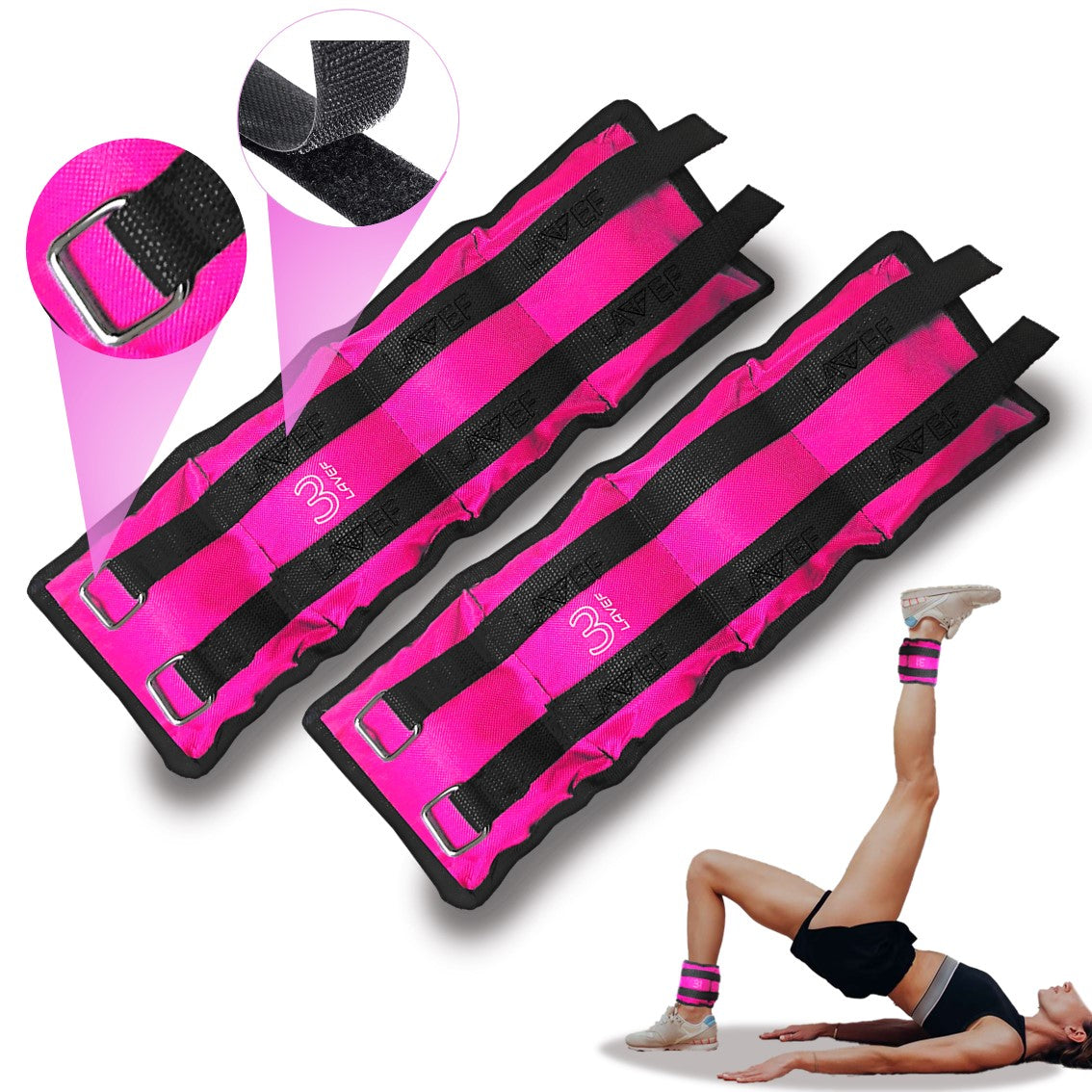 Pesas tobilleras 3K Lavef basic